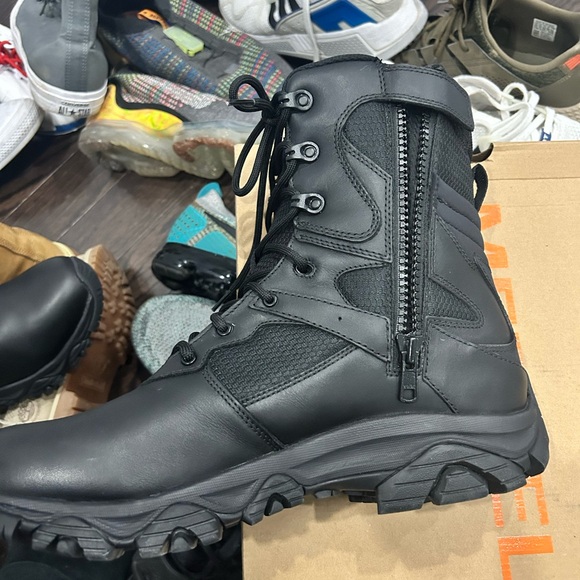 Merrell mens Moab 3 Response 8" Tact Zip Wp Tactical Boot size 12 - Picture 4 of 6